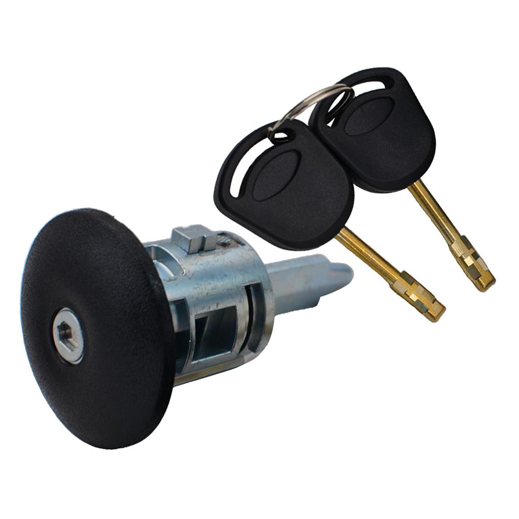 Khóa cửa phía trước ô tô chốt bên tài xế 2 chìa khóa cho Ford Transit MK6 MK7 Car Front Door Lock Driver Side Latch 4060638