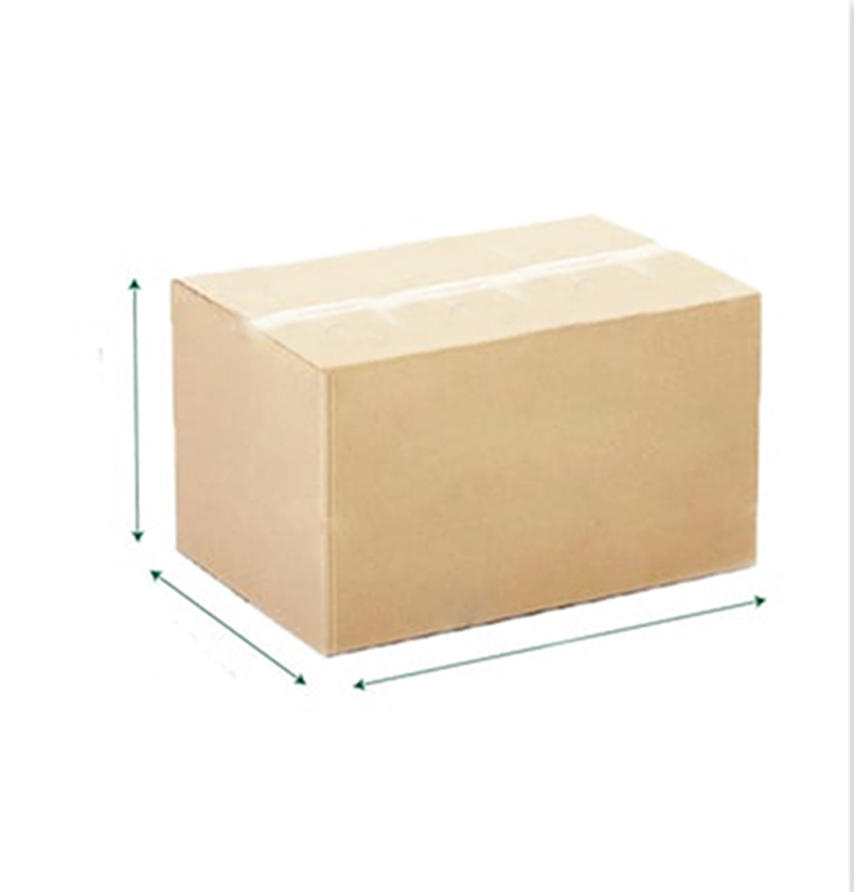 Hộp giấy carton, 20cm x 10cm x 10cm, 3 lớp, không in