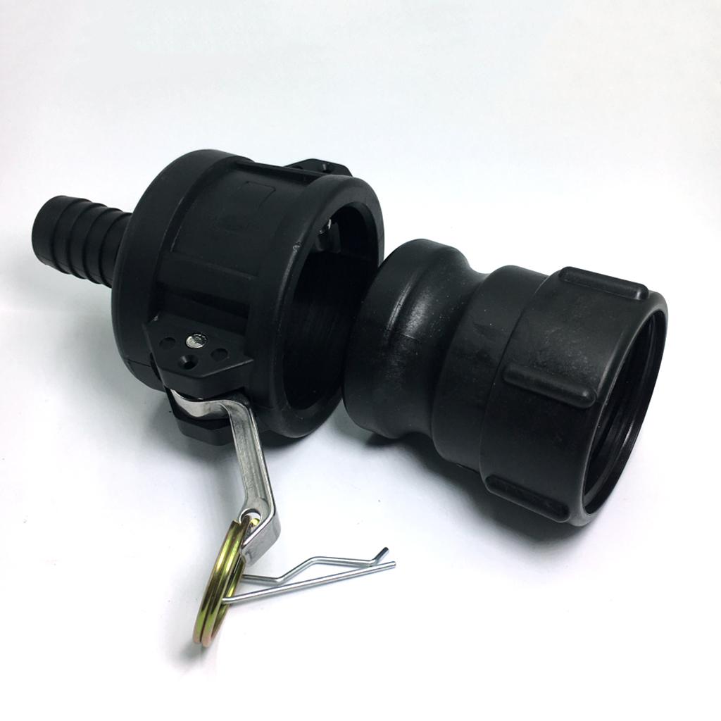IBC Tote Tank Food Grade Drain Adapter 2inch Female Thread To 25-50mm Hose Pipe Fitting, 3 Sizes- Gardening Tools