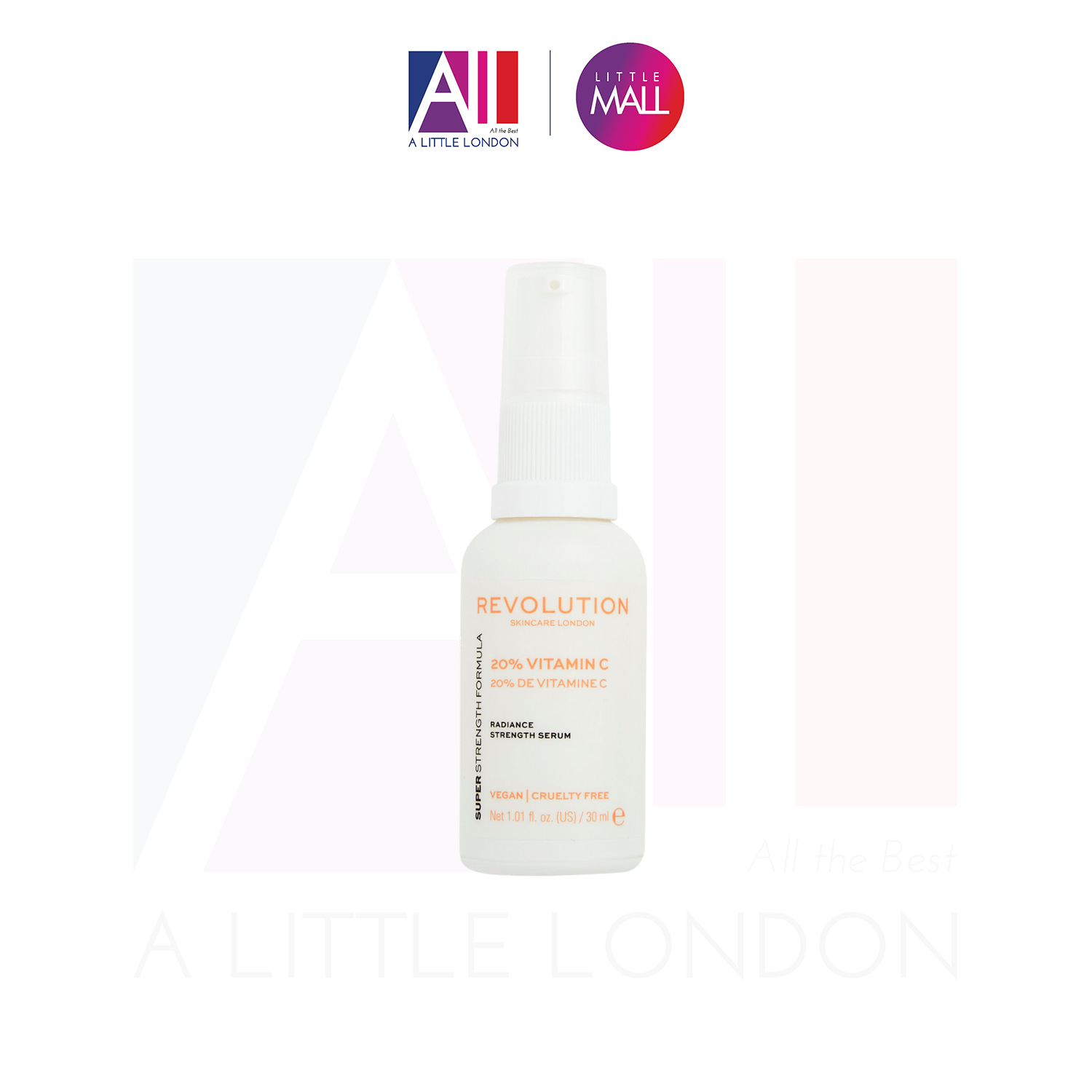 Tinh chất sáng da Revolution 20% Vitamin C Radiance Strength Serum 30ml