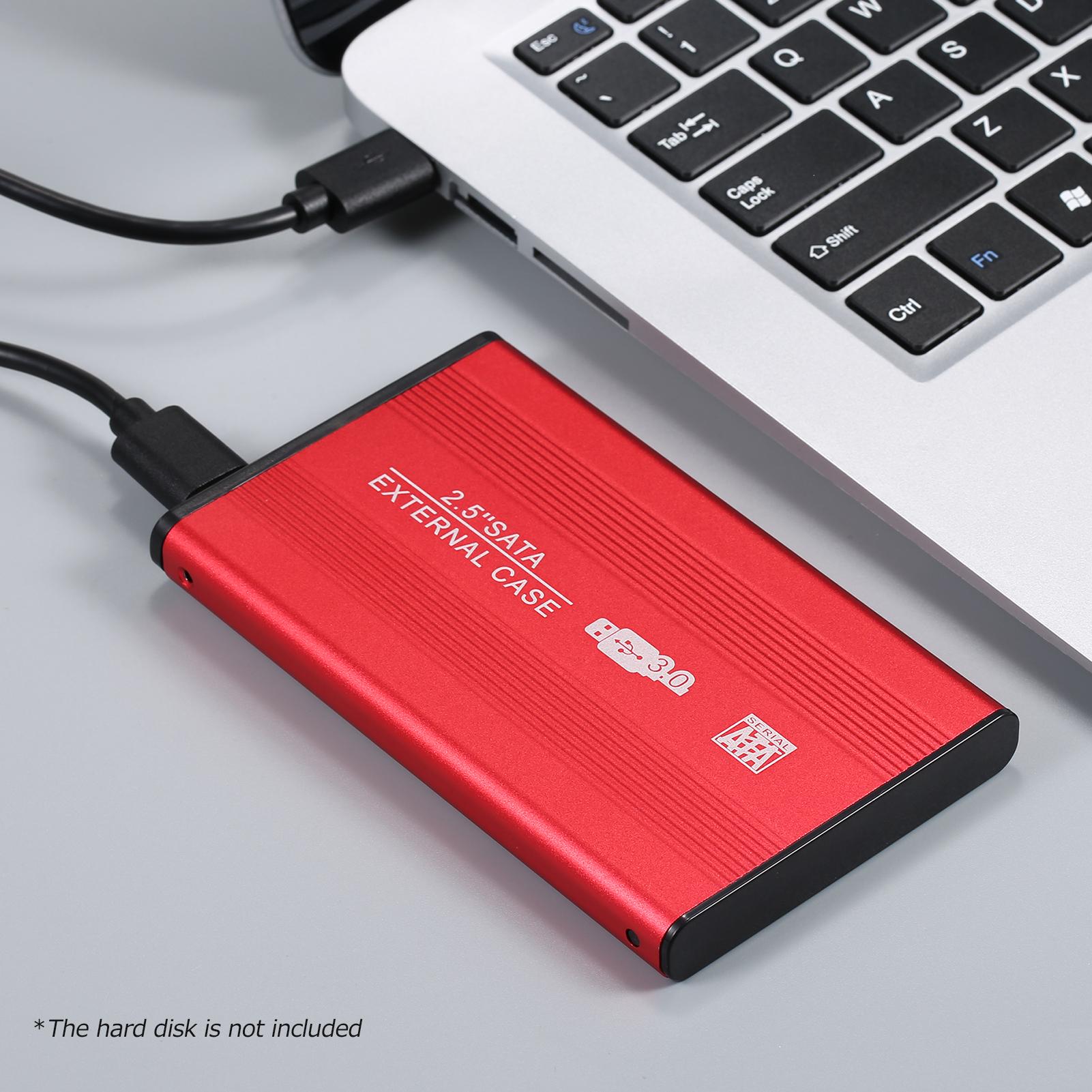 USB3.0 Portable Hard Disk Case 2.5 inch External SATA HDD/SSD Enclosure USB3.0 High-speed Transmit Aluminum Alloy Shell