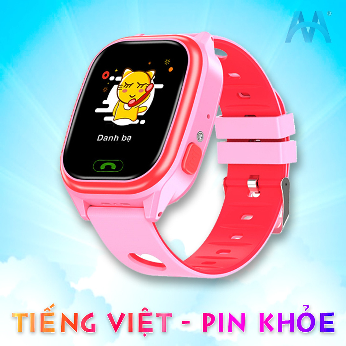 Đồng Hồ Thông Minh Trẻ Em Chống Nước Y85- Tiếng Việt- Pin Khỏe Giá Siêu Rẻ