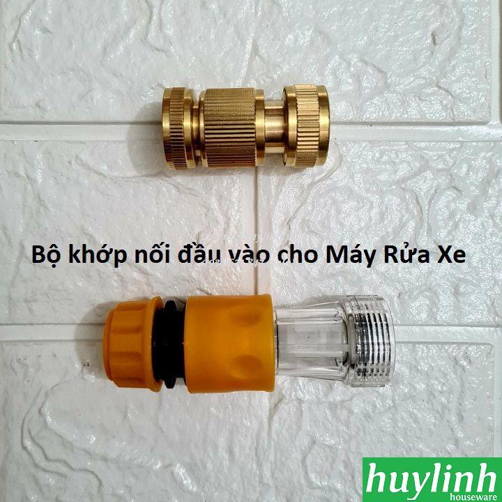 Bộ khớp nối đầu vào cho máy rửa xe - Nhựa + Đồng