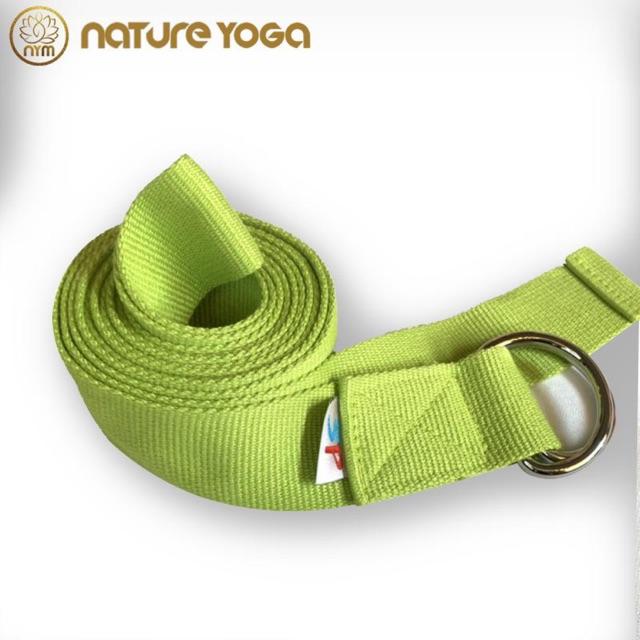 Dây Đai Tập yoga Nature Yoga’mat (2.5 mét) Xanh lá