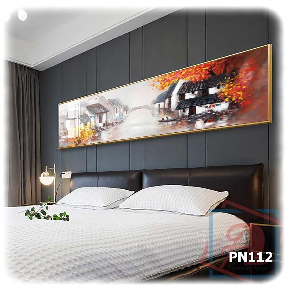 Tranh canvas khổ lớn trang trí phòng ngủ - PN112