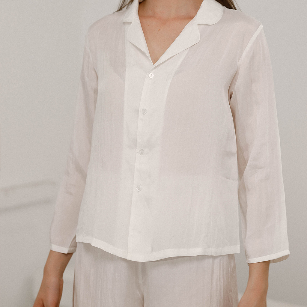 Bộ Pijama Lụa Tơ Tằm Thời Trang Cao Cấp