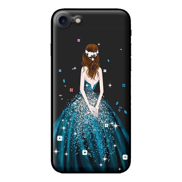 Ốp in cho iPhone 8 Cô Gái Váy Xanh - Hàng chính hãng