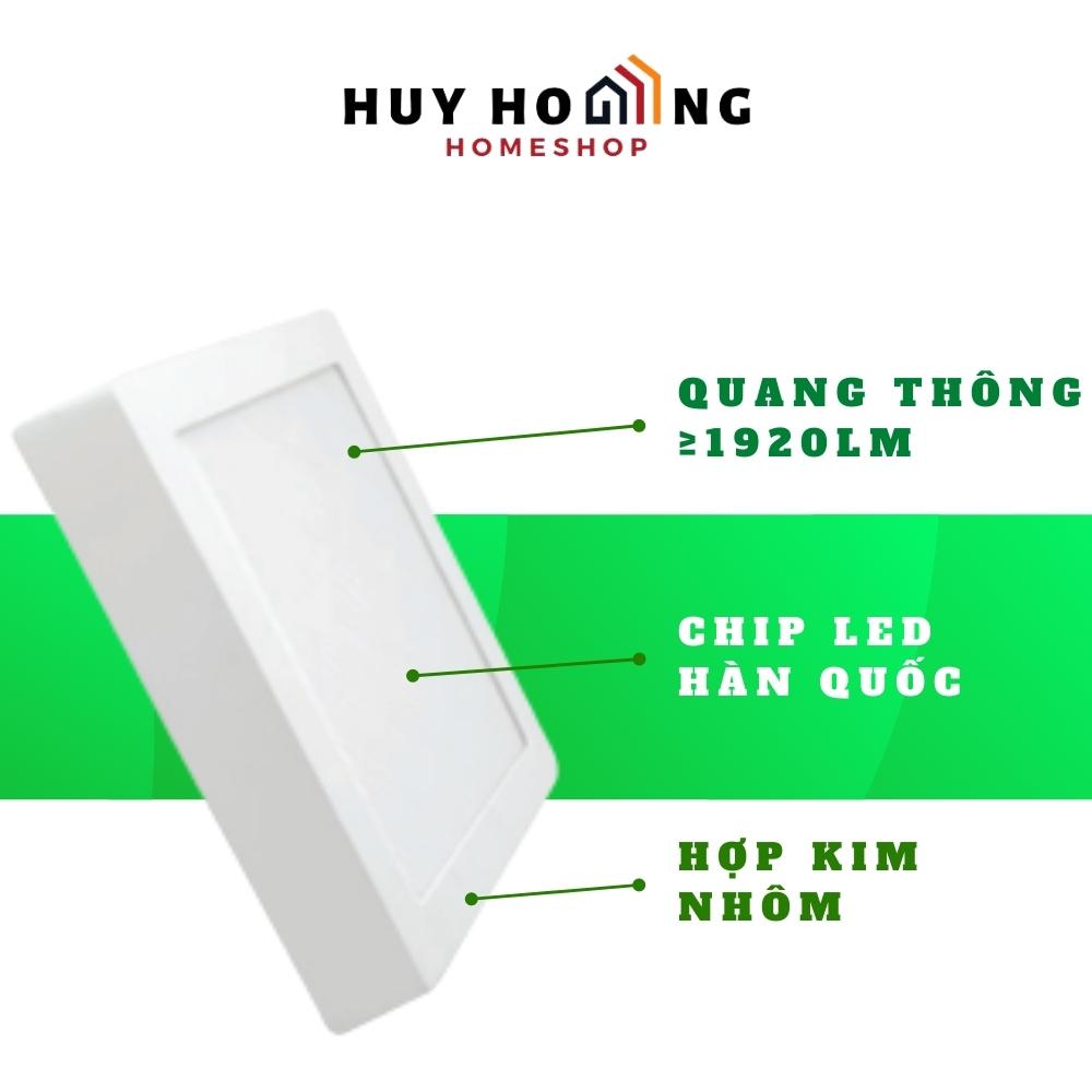 Đèn led ốp trần vuông 24W Sunmax SLT8006K/24W - Hàng chính hãng