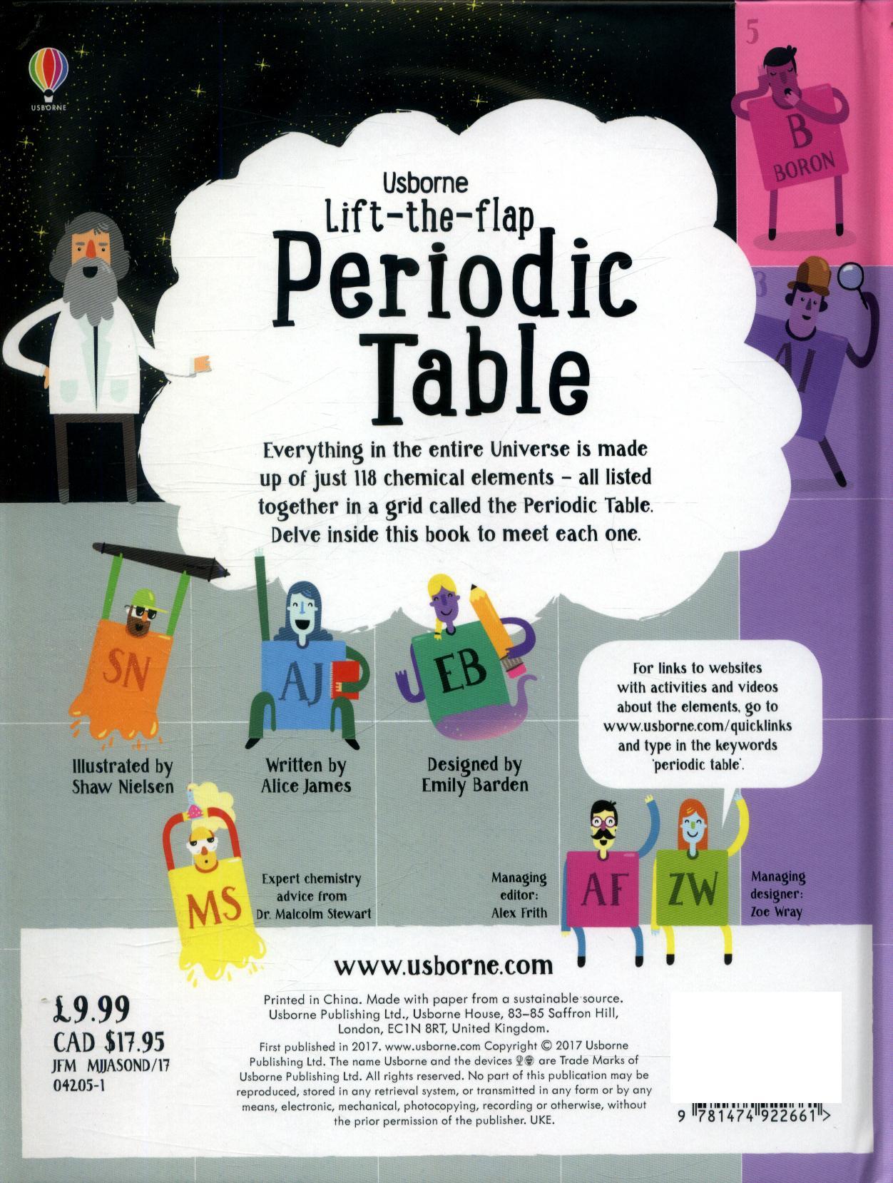 Sách ngoại văn: Lift-the-flap Periodic Table