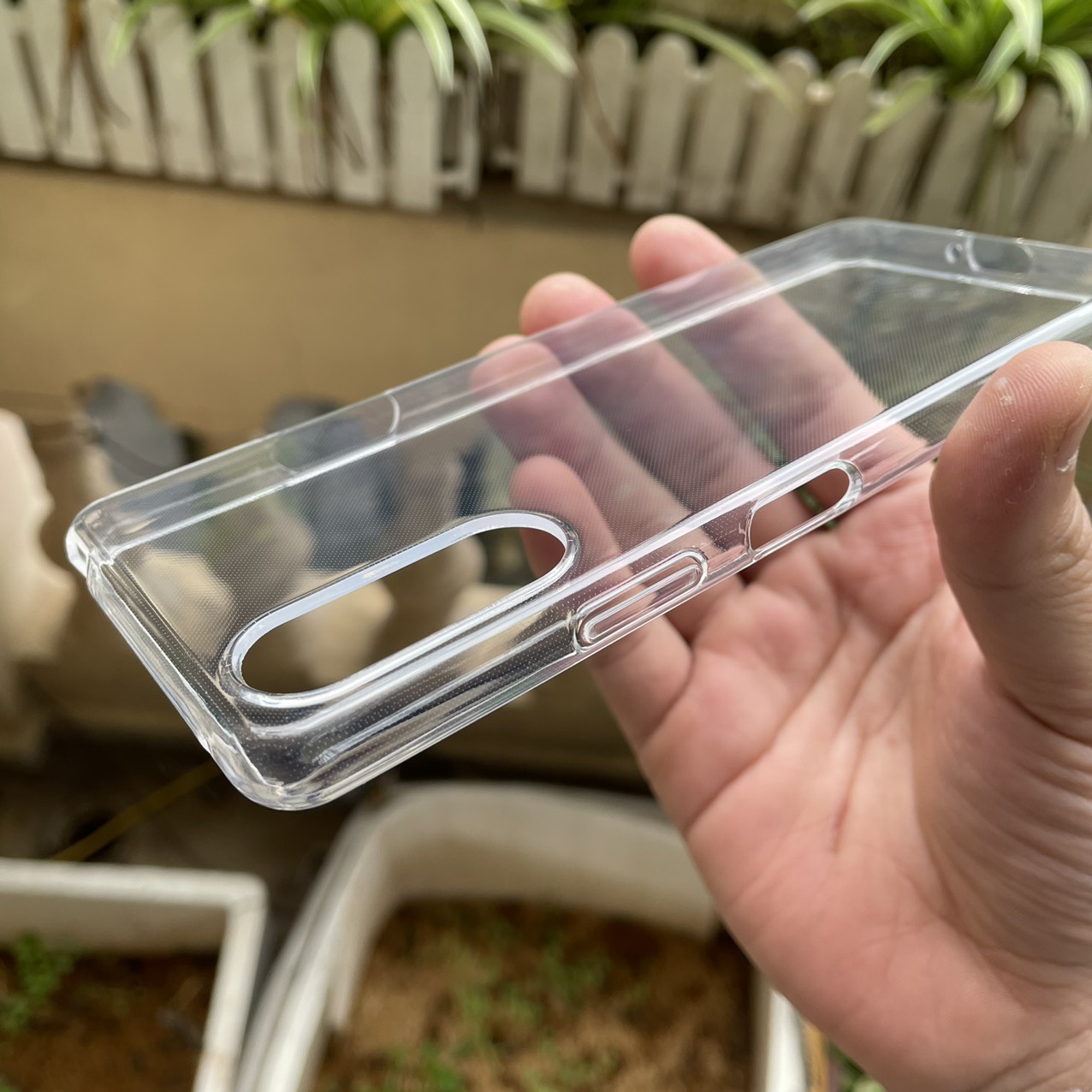 Ốp silicon cho Sony Xperia 10 II - Silicon trong suốt hãng GOR Hàng nhập khẩu