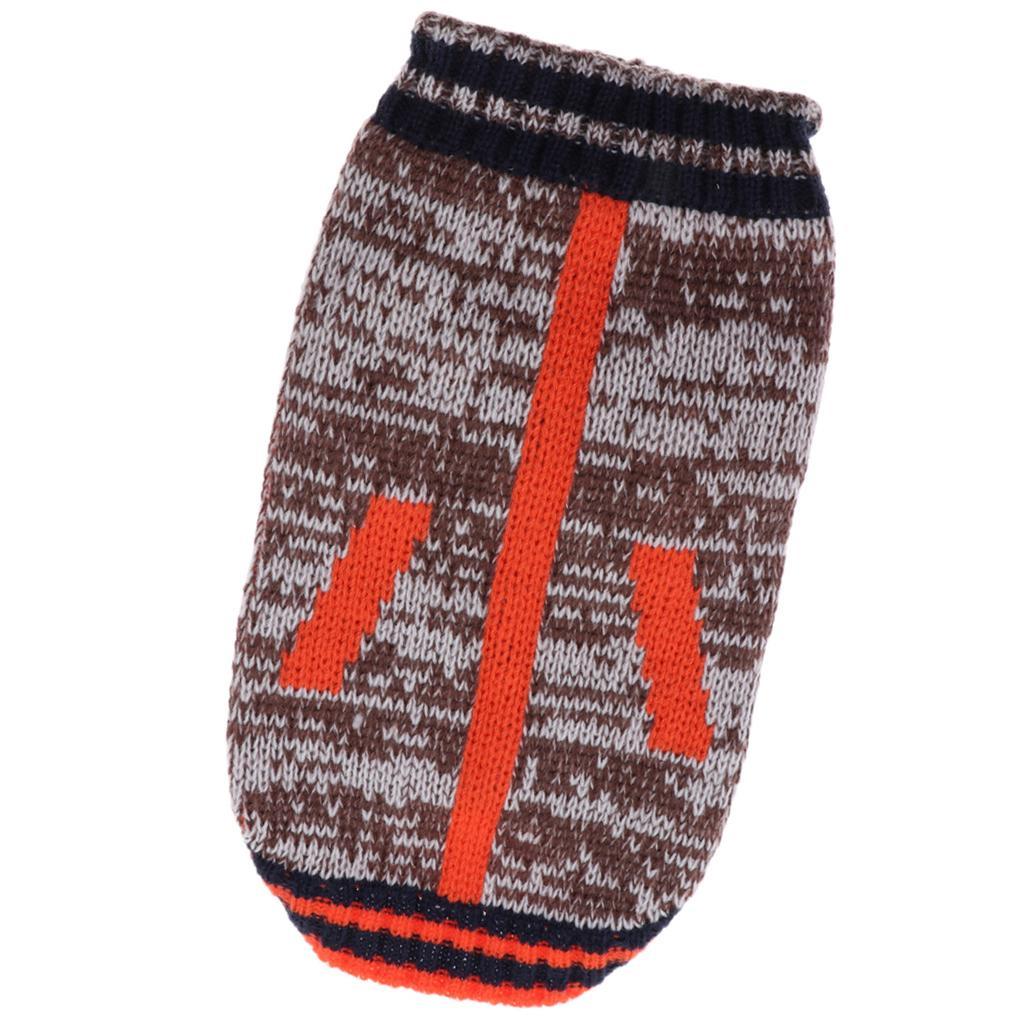 Dog Sweater Pet Puppy Thick Warm Clothes Jumper Winter Apperal