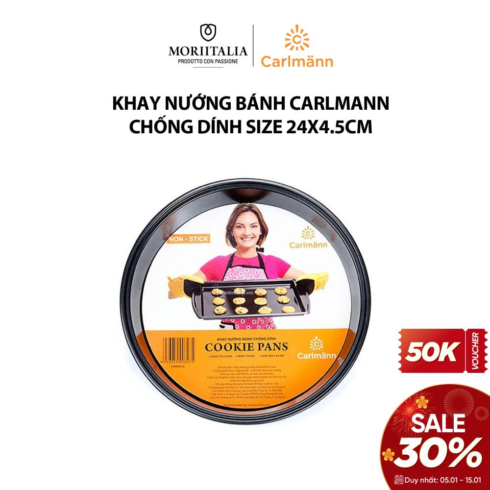 Khay nướng bánh Carlmann chống dính tiện lợi an toàn CM008235