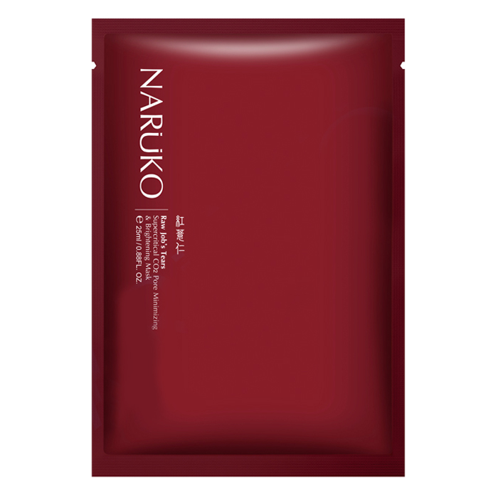 Naruko Ý Dĩ Nhân Đỏ - Hộp 10 Miếng Mặt Nạ Se Khít Lỗ Chân Lông RJT Pore Minimizing And Brightening Mask