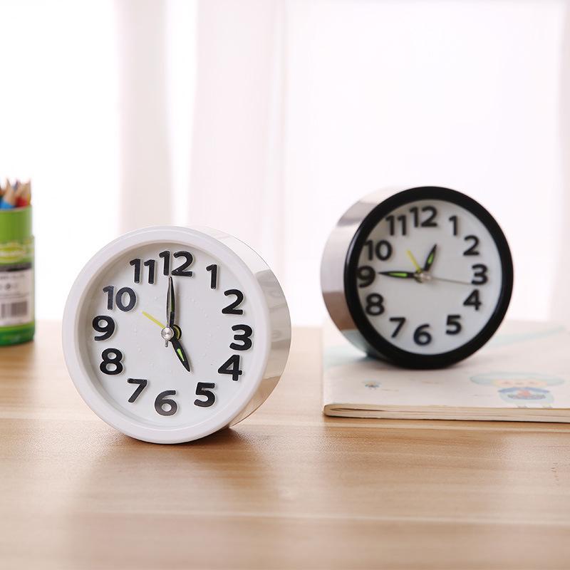 Đồng Hồ Báo Thức Đa Năng Hình Tròn Sáng Tạo