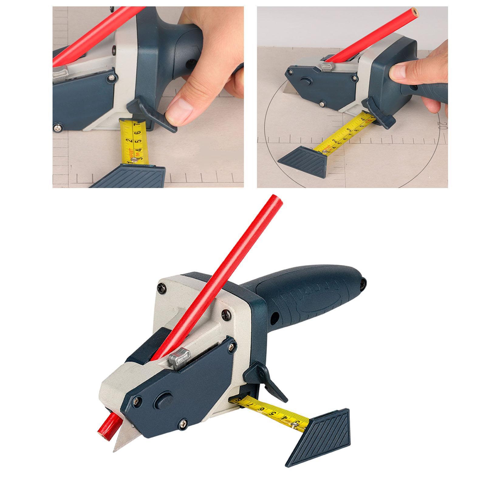 Manual Gypsum Board Cutter Scriber Hand Tool Mark Wood for Woodworking Home
