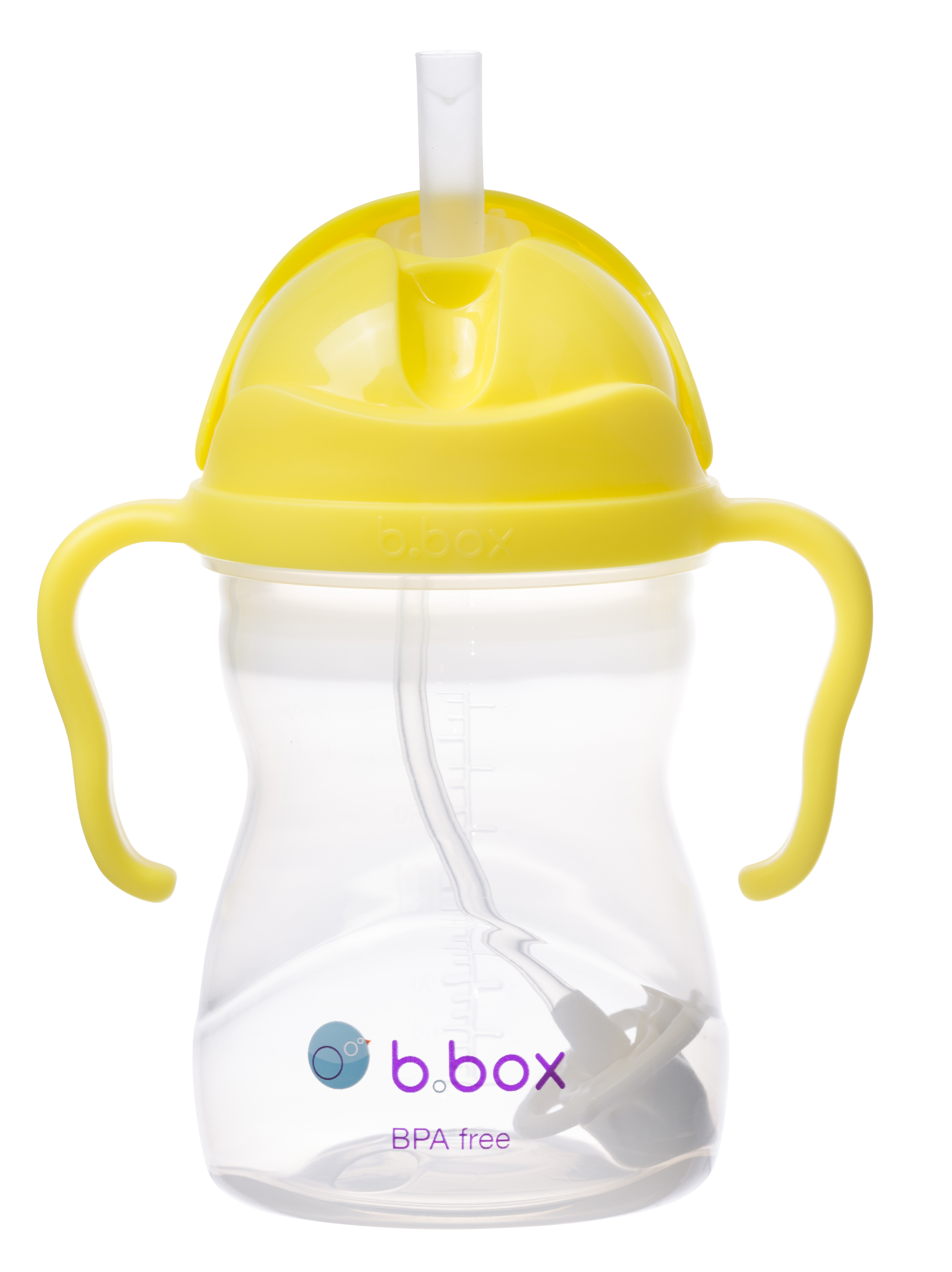 B.box Bình nước 360 độ cho bé tập uống nước 240ml - Vàng Chanh