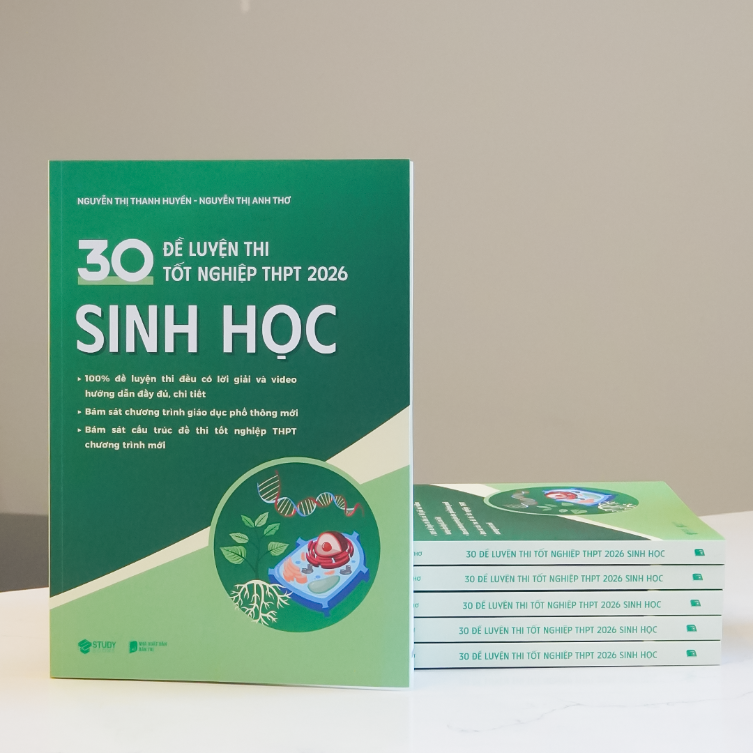 Sách 30 Đề Luyện Thi Tốt Nghiệp THPT 2026 Sinh Học