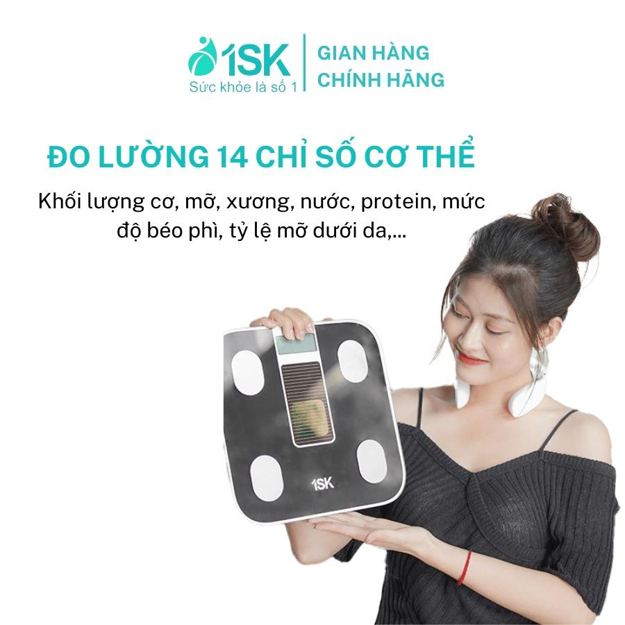 Cân sức khỏe năng lượng mặt trời 1SK CF539BLE cân đo thông minh kết nối app