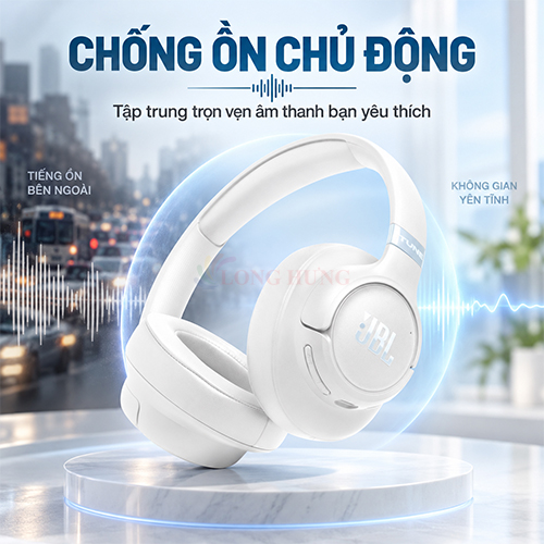 Tai nghe chụp tai Bluetooth JBL Tune 780NC JBLT780NC - Hàng chính hãng