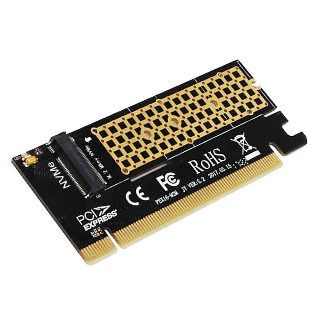 NVMe PCIe Adapter M.2 to PCI-e 16x Converter Card for 2230-2280 M-Key SSD