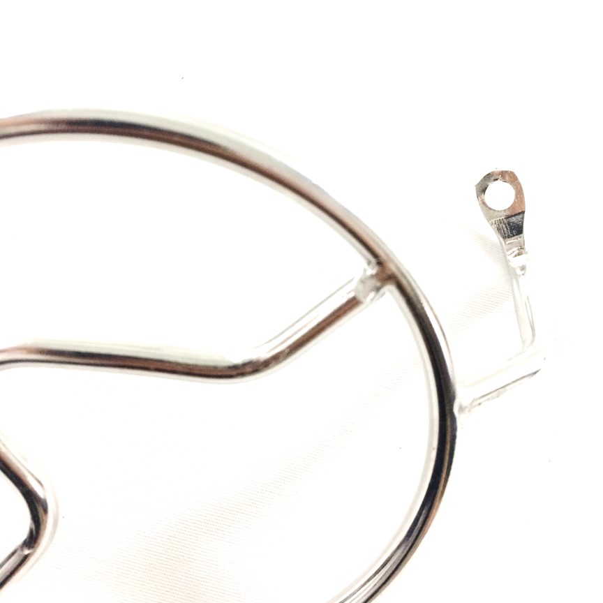 Inox bảo vệ lốc xe máy Dream bên phải