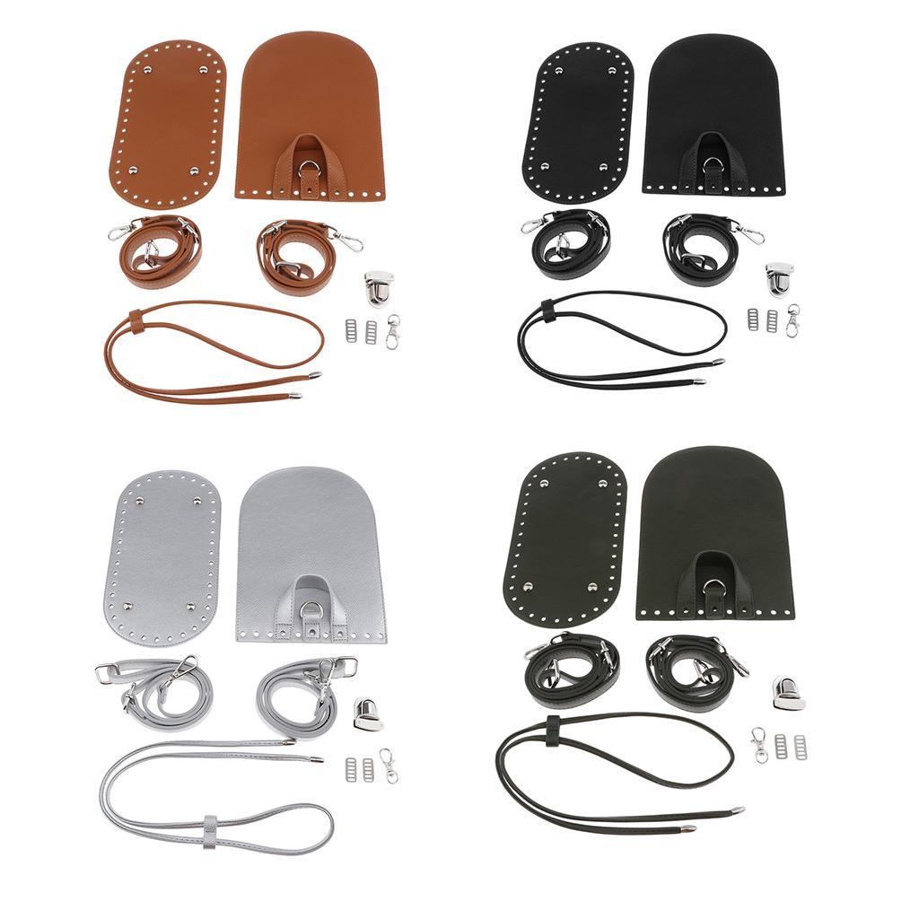 Leather Knit Backpack Making Craft Kit Brown