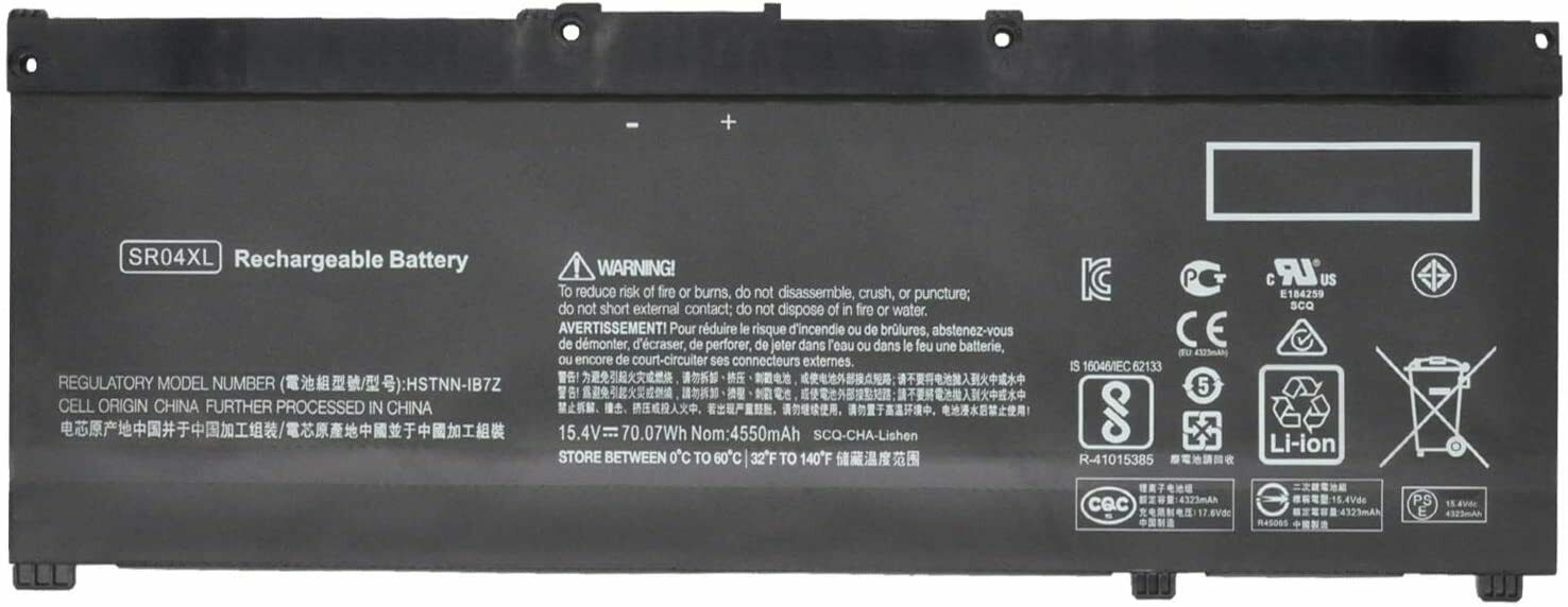 Pin dành cho (Battery) for HP Omen 15-CE 15-DC SR04XL hàng nhập khẩu
