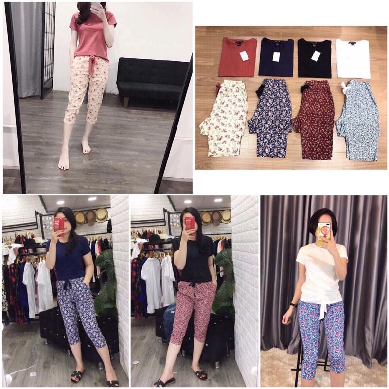 Bộ nữ quần thô áo trơn hót hít BDHL01