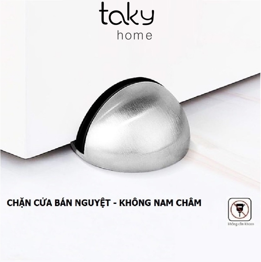 Chặn Cửa Bán Nguyệt Inox, Chặn Cửa Chống Va Đập Cánh Cửa, Chặn Cửa Đa Năng Siêu Bền, Giá rẻ, Không Khoan Đục. TakyHome 1100