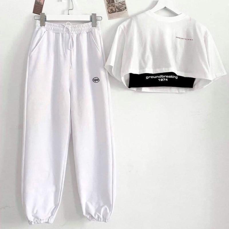 Áo Croptop Nữ  Set croptop 2 món áo nữ SIÊU HOT