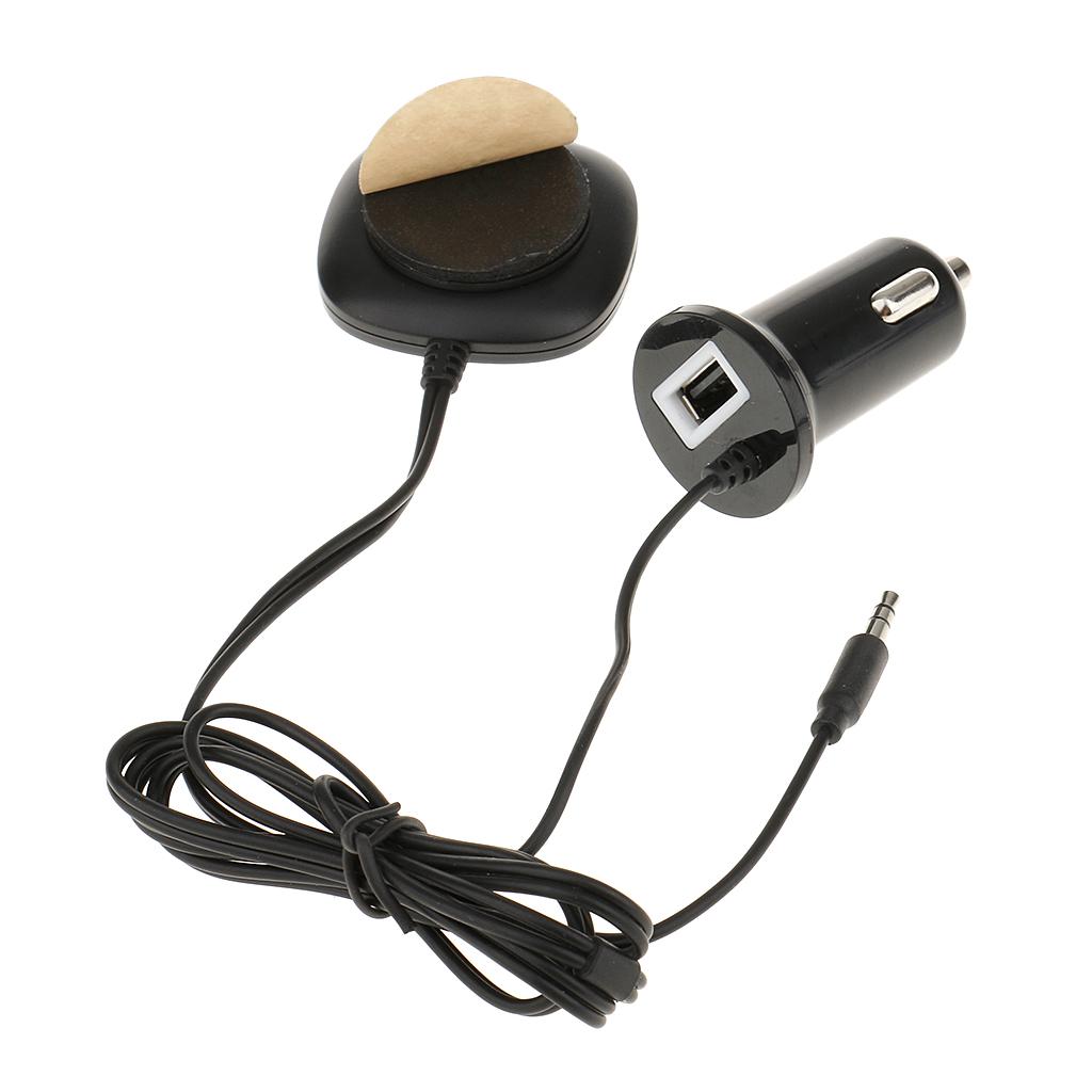 BC20 Bluetooth Handsfree Car Kit Supports 3.5mm AUX 5V/2.1A Device Charging