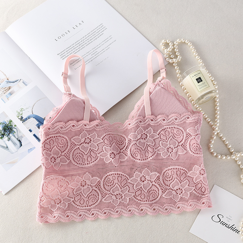 Áo bra/ ngực 2 dây, mút mỏng dáng croptop sexy cho nữ LYEA019