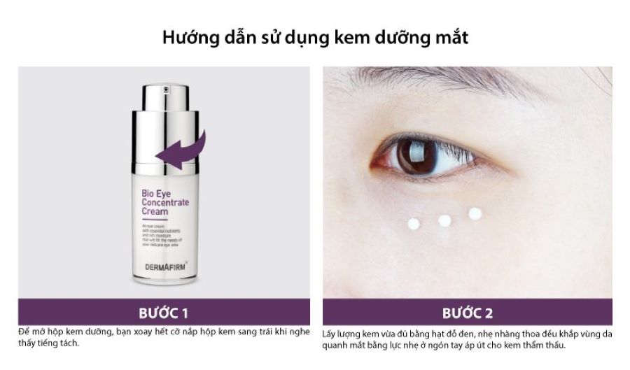  Kem xóa nhăn và giảm thâm vùng mắt Dermafirm Bio Eye Concentrate Cream 15ml