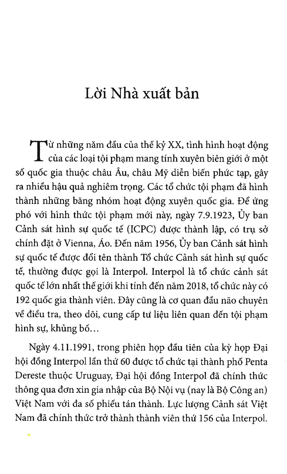 Interpol Việt Nam - Những Chiến Công VPI.COM