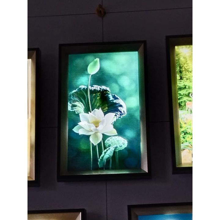 Tranh đèn led 5D treo tường 03 chế độ ánh sáng sử dụng trang trí nội thất