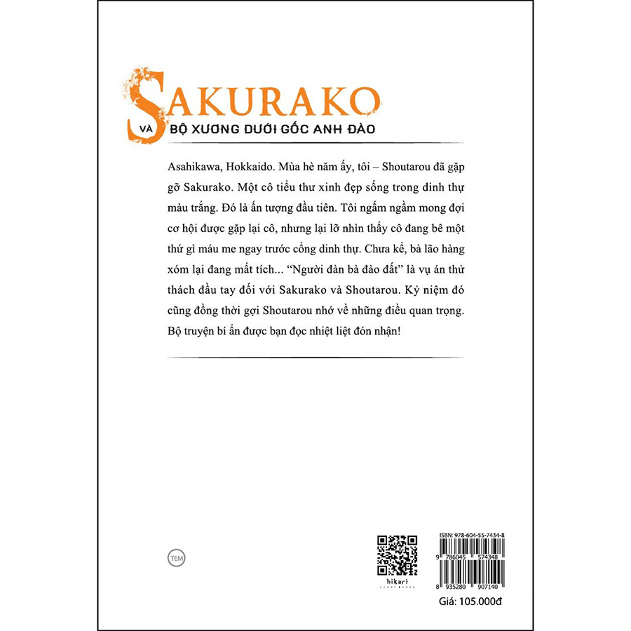 Sakurako Và Bộ Xương Dưới Gốc Anh Đào 6 - Bí Ẩn Khởi Đầu Từ Sắc Trắng (Tặng Kèm Bookmark)