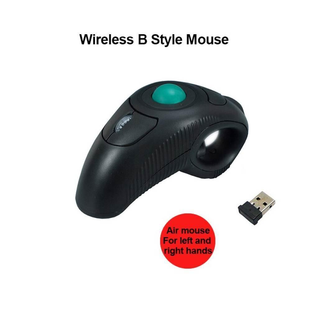 Wireless Trackball Laser Mouse Thumb-Controlled Mause 2.4G 10M Distance control Handheld Finger Air Design Mice For Teacher PPT Presentation Office