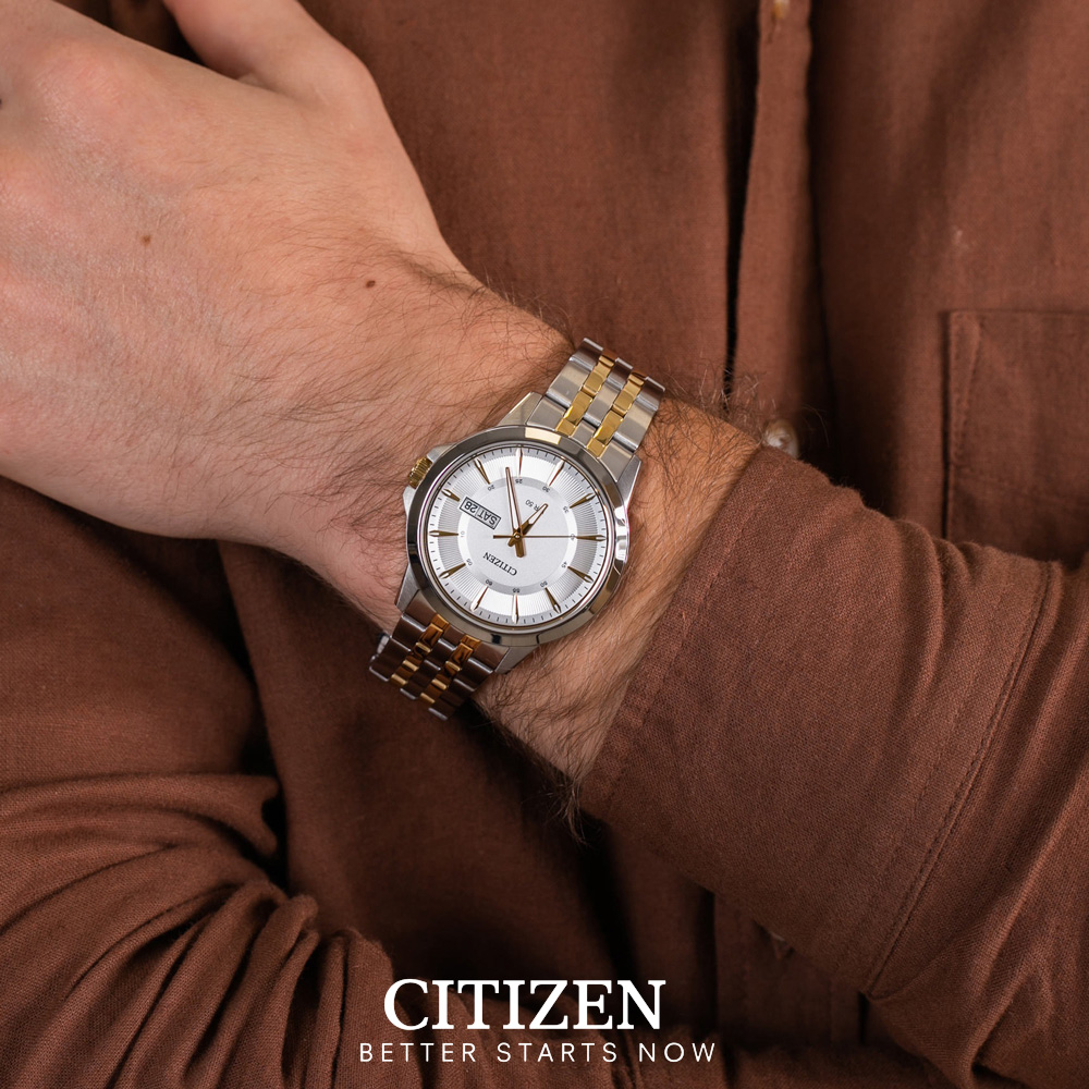 Đồng Hồ Nam Citizen Dây Thép Không Gỉ BF2018-52A - Mặt Trắng