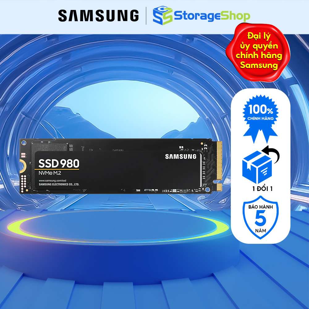 Ổ cứng SSD Samsung 980 M.2 PCIe NVMe 2280 3.0 Tốc Độ Tối Đa 3500MB/s Dung Lượng 250GB/ 500GB/ 1TB  chính hãng