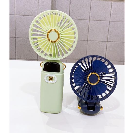 Quạt makeup mini 5 cấp độ để bàn cầm tay tích điện 6000mAh siêu mát - Hity Beauty