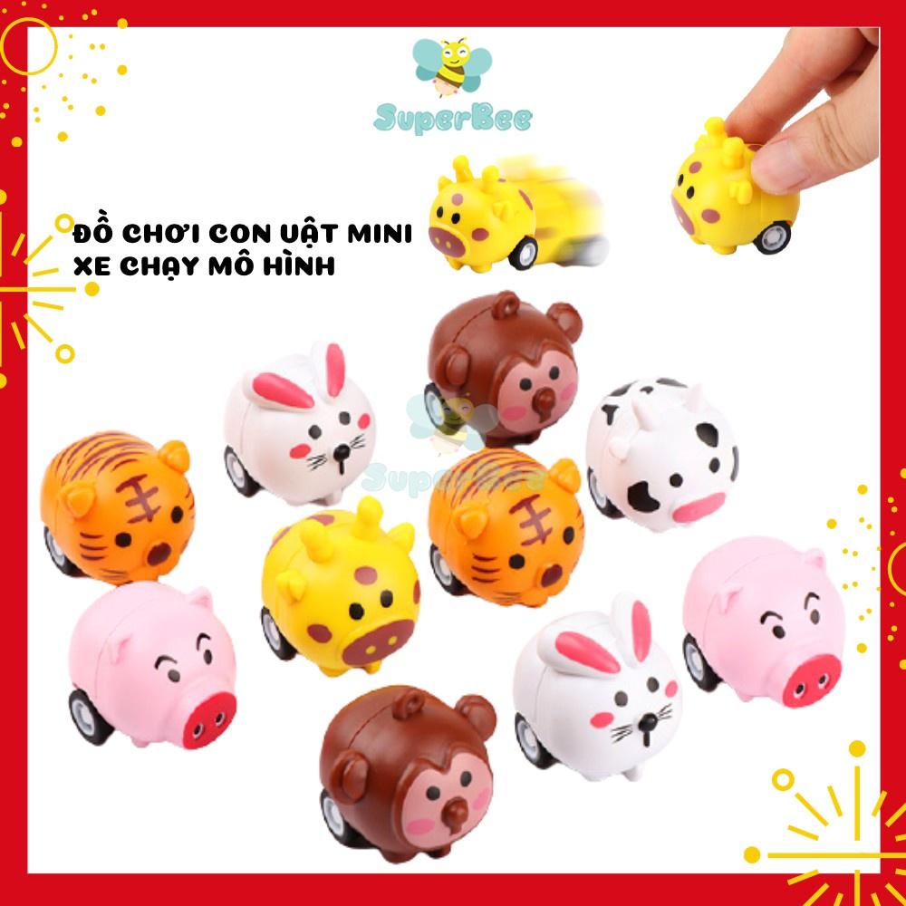 Set 10 Thú Con Dễ Thương Mini Chạy Cót