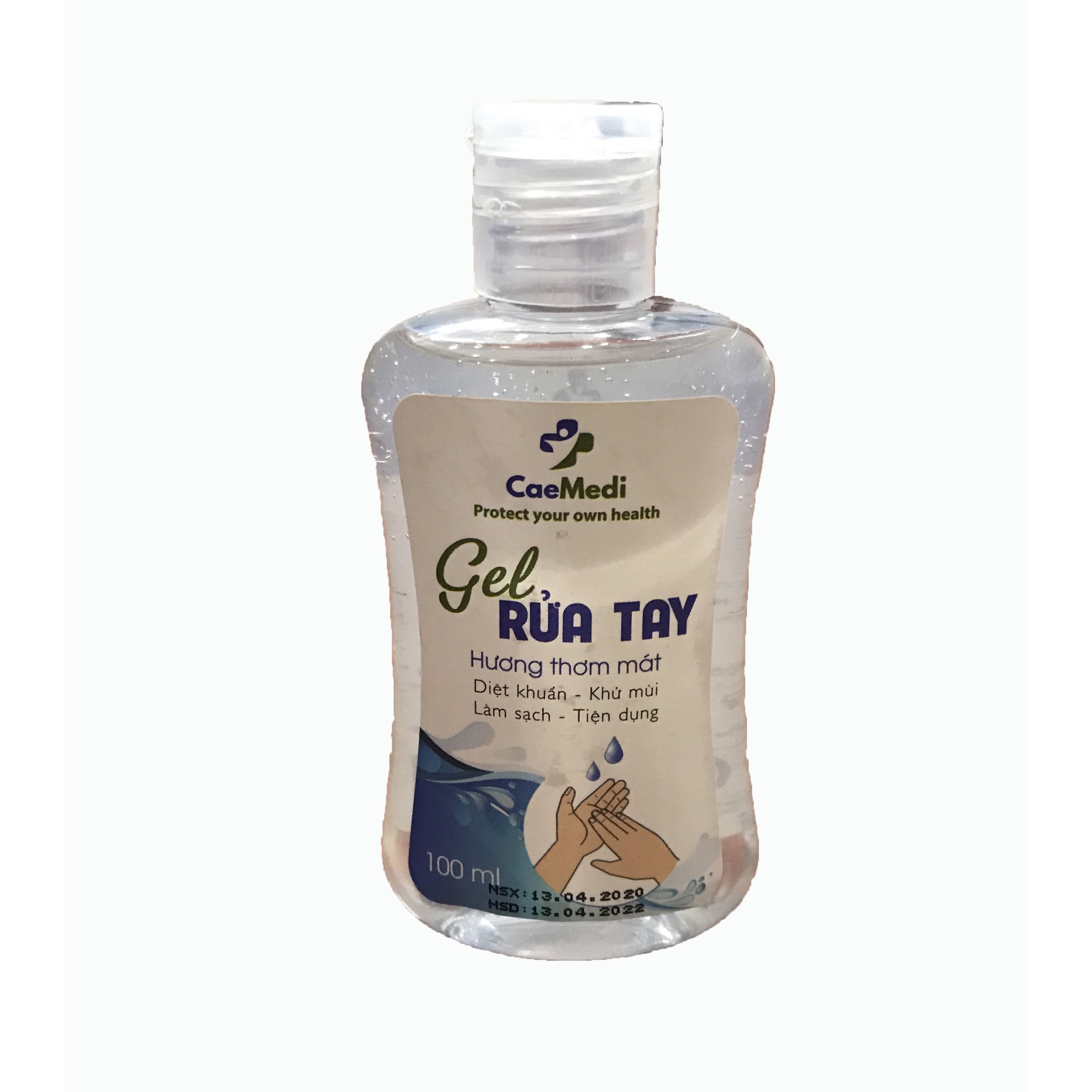 Gel rửa tay khô CAEMEDI Cao cấp, không dùng nước làm sạch 99.9% vi khuẩn, Vitamin E bảo vệ da tay