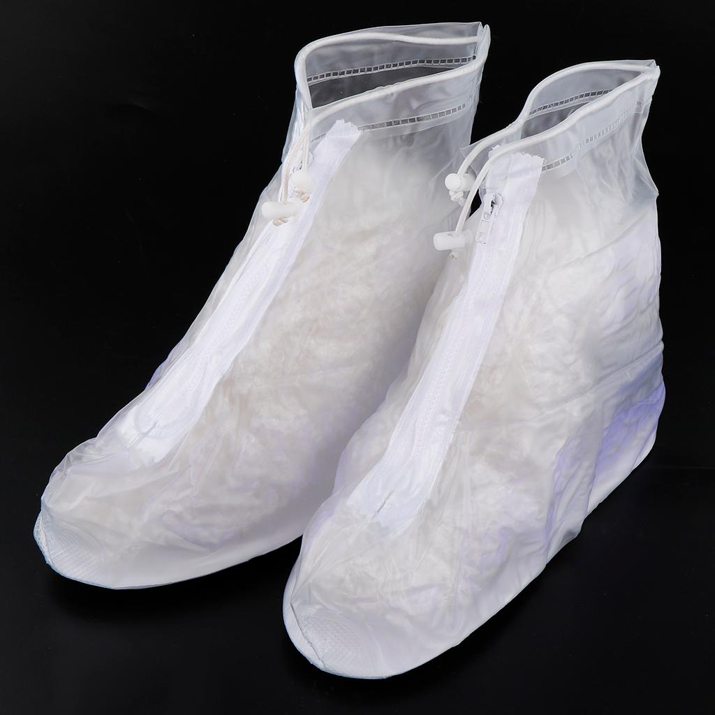 1 Pair Waterproof Rain Boot Cover Reusable Slip Resistant Shoe Covers S