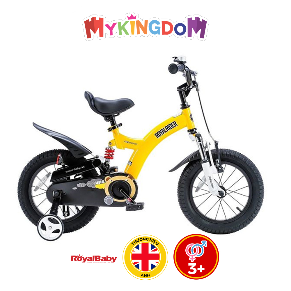 Xe Đạp Trẻ Em RoyalBaby Flying Bear 14&quot;, Màu Vàng, Bé Từ 4-7 Tuổi RB14B-9-YL