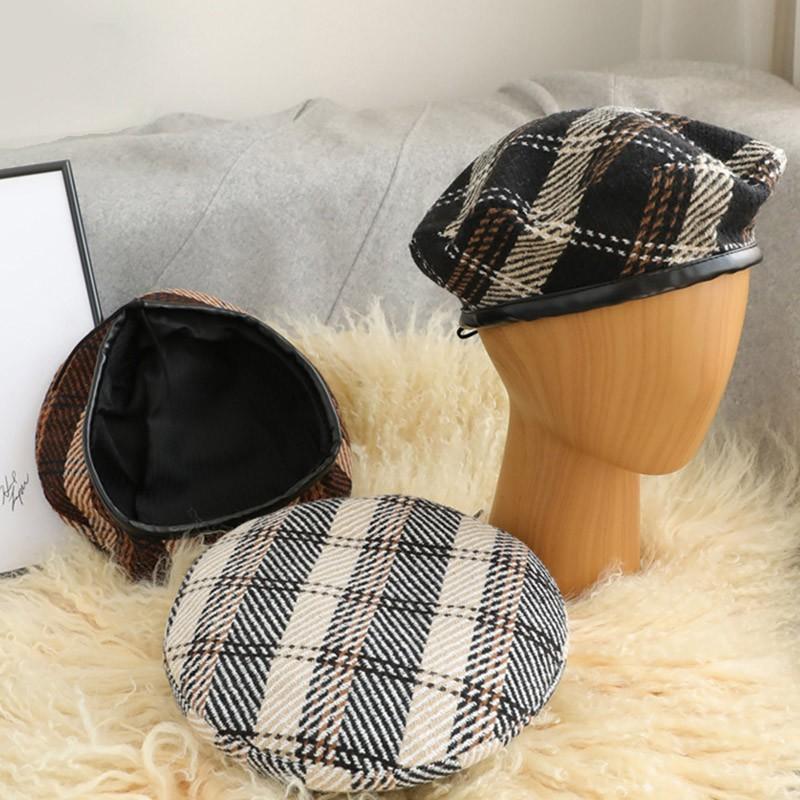 Mũ beret phong cách cổ điển thanh lịch cho nữ