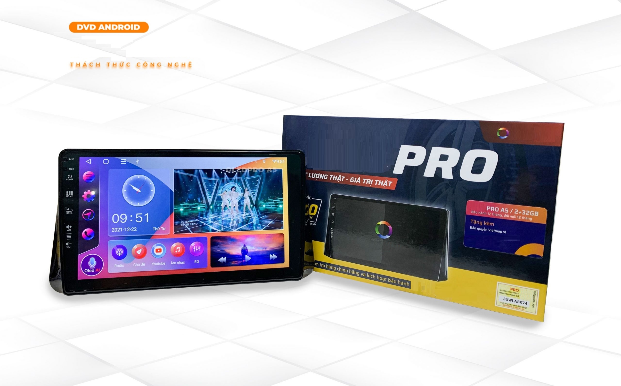 Bộ màn hình ANDROID A.5 cho xe KIA CARENS- phụ kiện nội thất xe hơi,chạy sim có tiếng Việt hệ điều hành Android 10