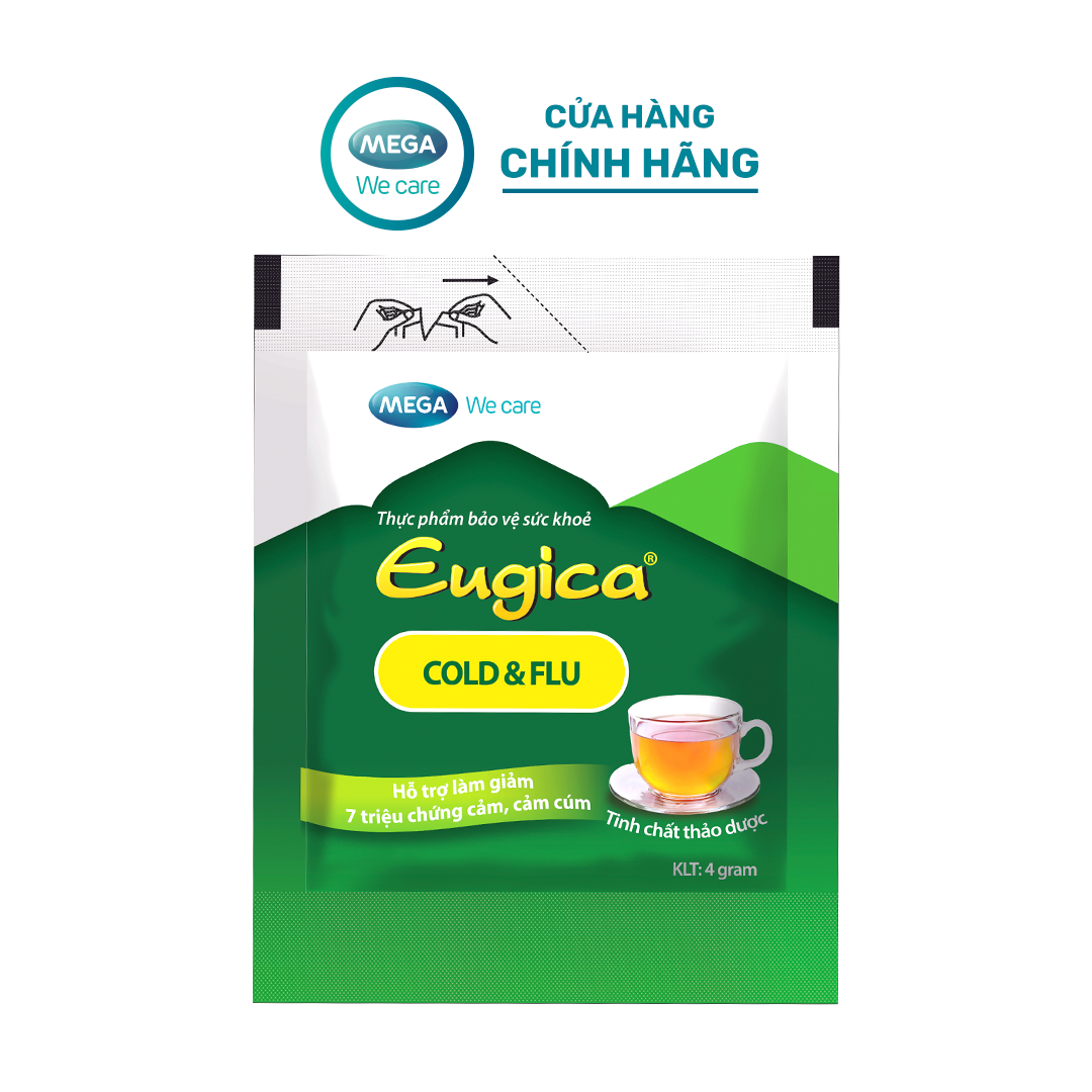 Tinh chất thảo dược hỗ trợ giảm 7 triệu chứng cảm cúm EUGICA COLD & FLU