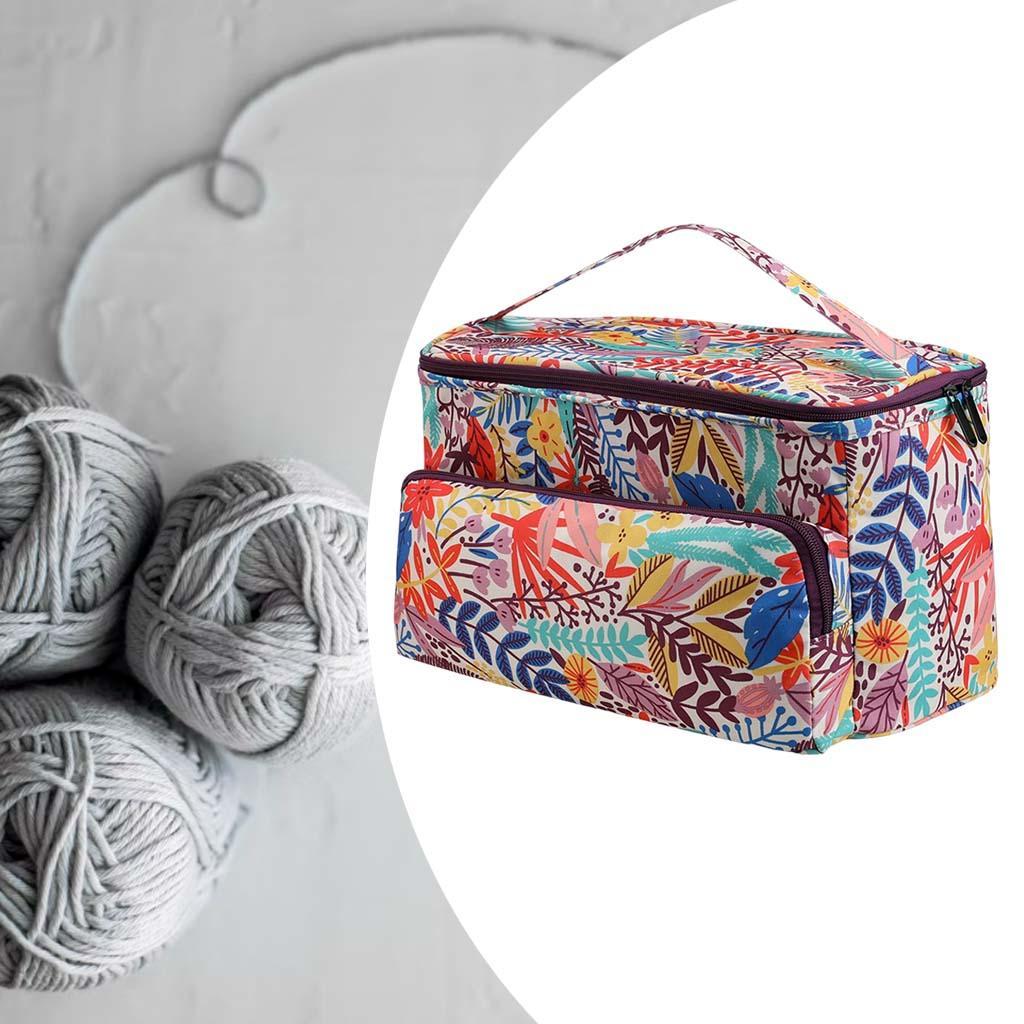 Knitting Bag Organizer Crochet  Storage for DIY  Crafts