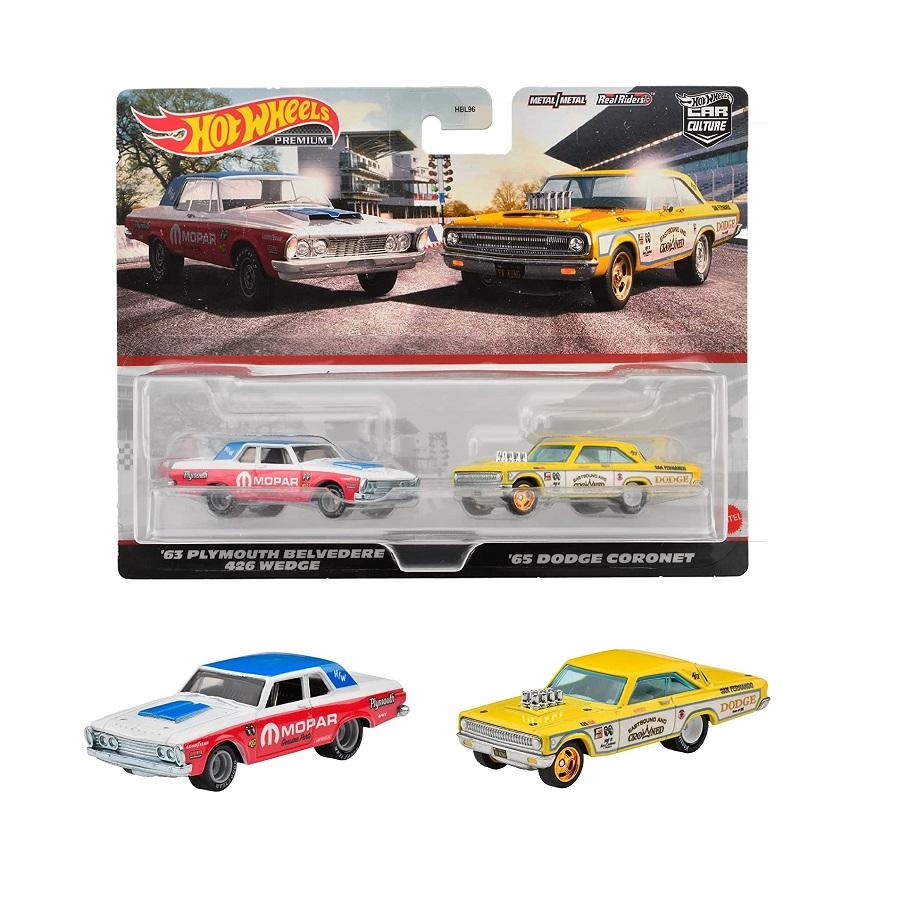 Đồ Chơi Bộ Đôi Siêu Xe Hot Wheels Premiums 4 HOT WHEELS HKF56/HBL96