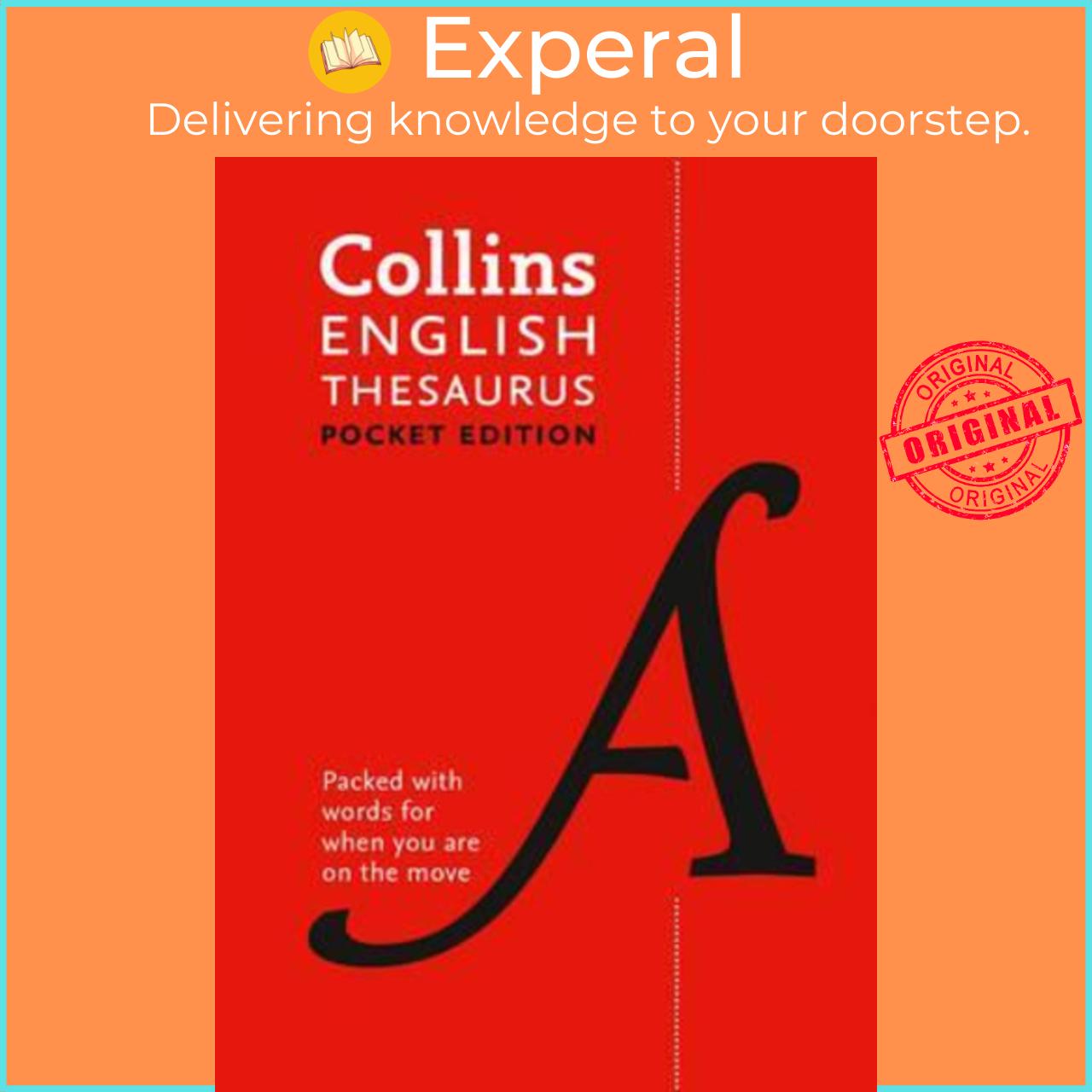 Hình ảnh Sách - Collins English Pocket Thesaurus : The Perfect Portable Thesaurus by Collins Dictionaries (UK edition, paperback)